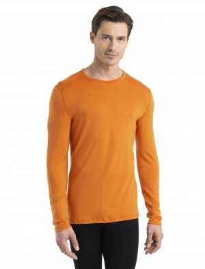 Icebreaker Merino 260 Tech Long Sleeve Crewe Thermal Top Blast Herr Earth | OJLBGI614