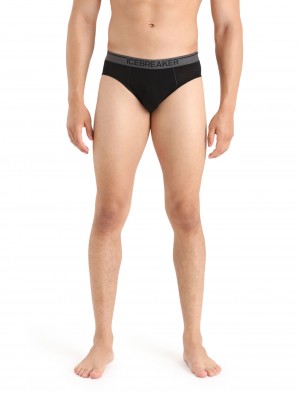 Icebreaker Merino Anatomica Briefs Underkläder Herr Svarta | JGDTZV410