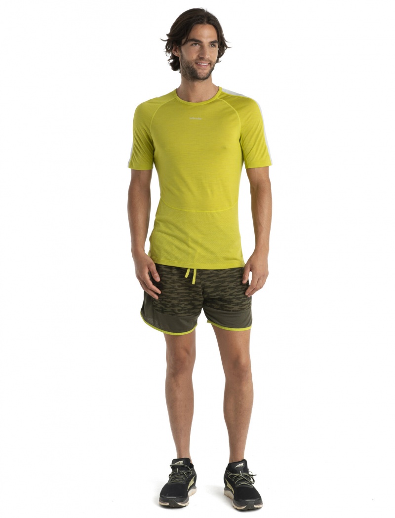 Icebreaker 125 ZoneKnit™ Merino Shorts IB Topo Shorts Herr Olivgröna | GOVXHF084