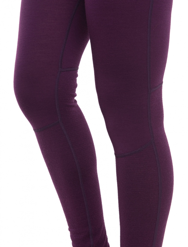 Icebreaker 200 ZoneKnit™ Merino Thermal Leggings Leggings Dam Nightshade | PEMQAC310