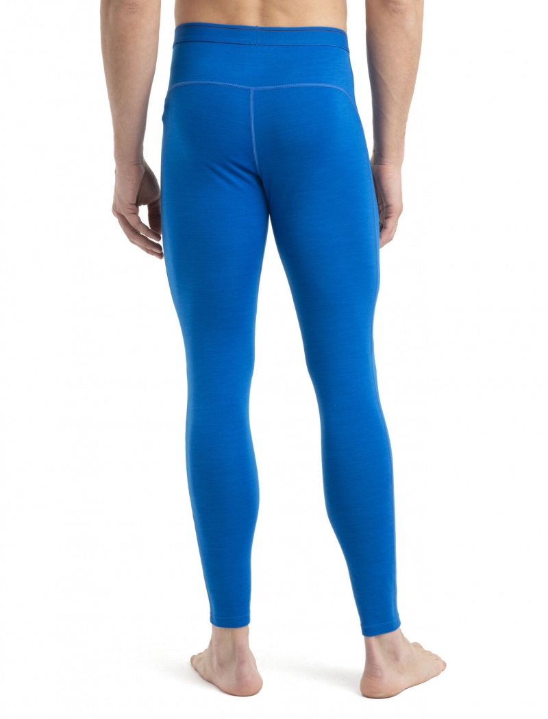 Icebreaker 300 MerinoFine™ Thermal Leggings Leggings Herr Lazurite | XRIUVO028