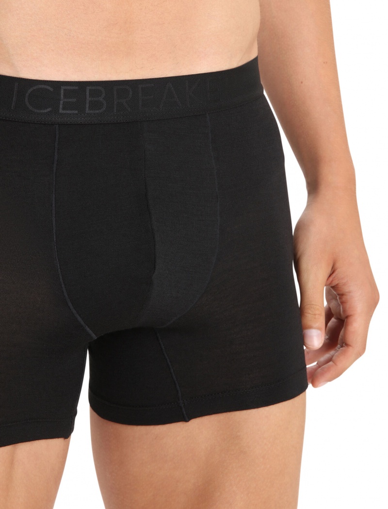 Icebreaker Cool-Lite™ Merino Anatomica Boxers Underkläder Herr Svarta | NMKHAP491