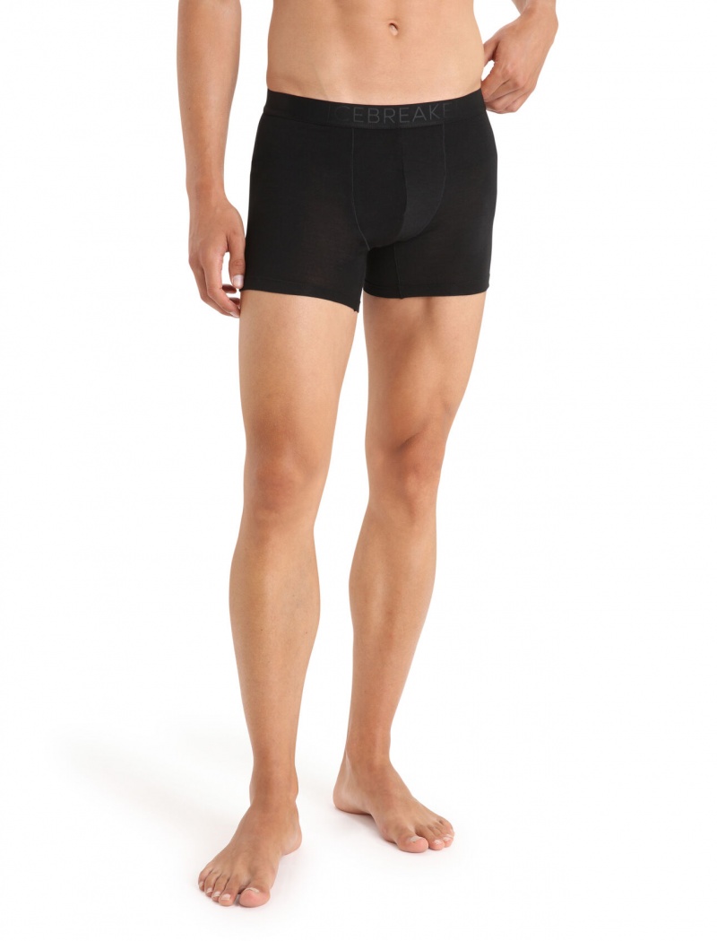 Icebreaker Cool-Lite™ Merino Anatomica Boxers Underkläder Herr Svarta | NMKHAP491