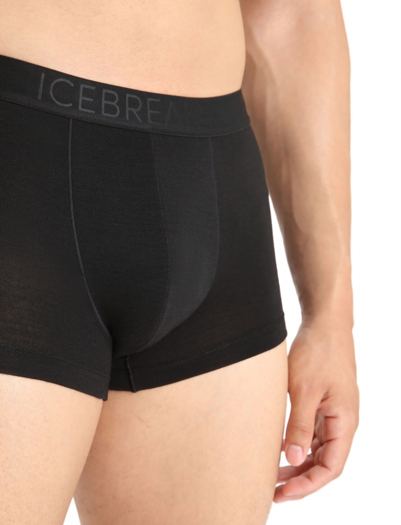 Icebreaker Cool-Lite™ Merino Anatomica Trunks Underkläder Herr Svarta | TYDNZC163