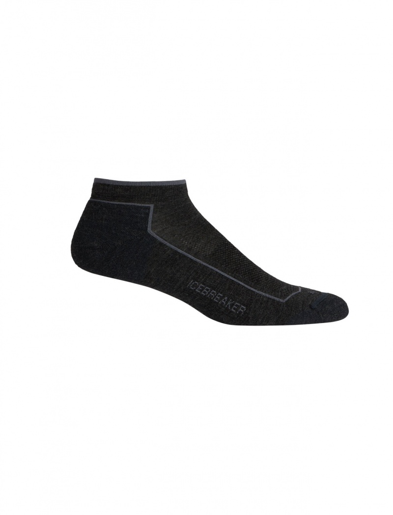 Icebreaker Cool-Lite™ Merino Hike Low Cut Socks Strumpor Herr Jet Heather | JHAQEP124