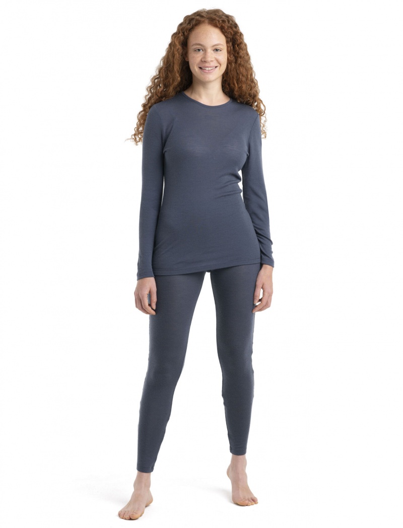 Icebreaker Merino 175 Everyday Thermal Leggings Leggings Dam Mörkgrå | ODNFMZ068