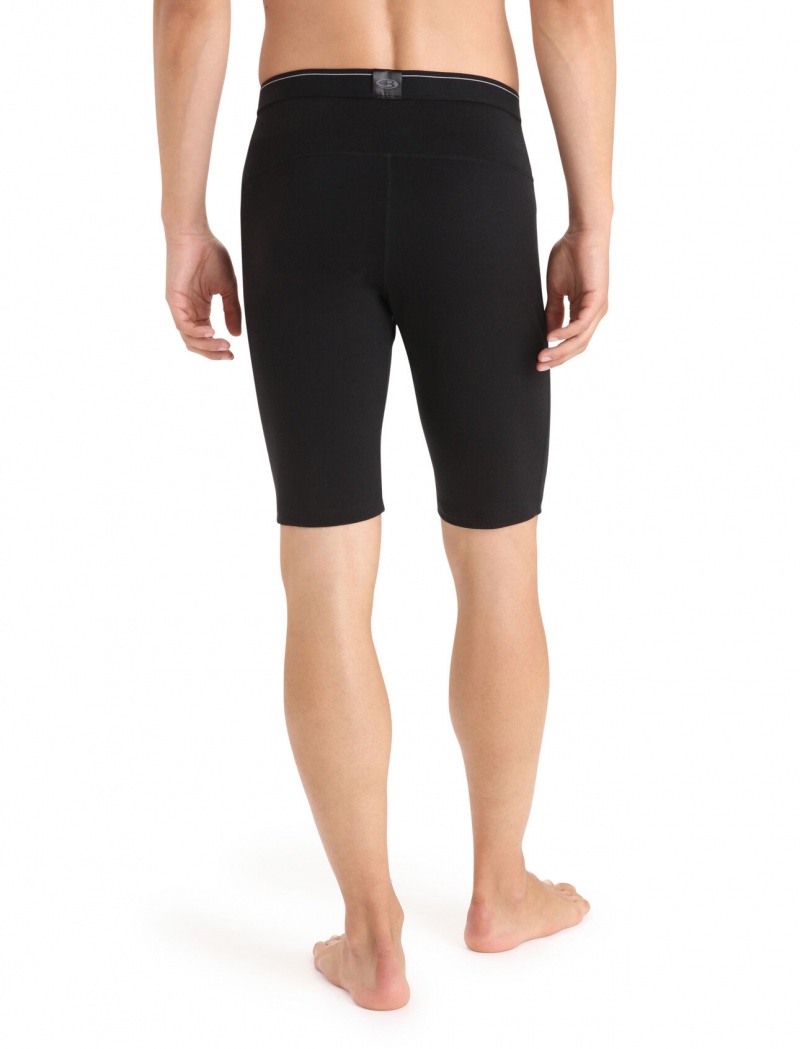 Icebreaker Merino 200 Oasis Thermal Shorts Blast Herr Svarta | JVWHEM872