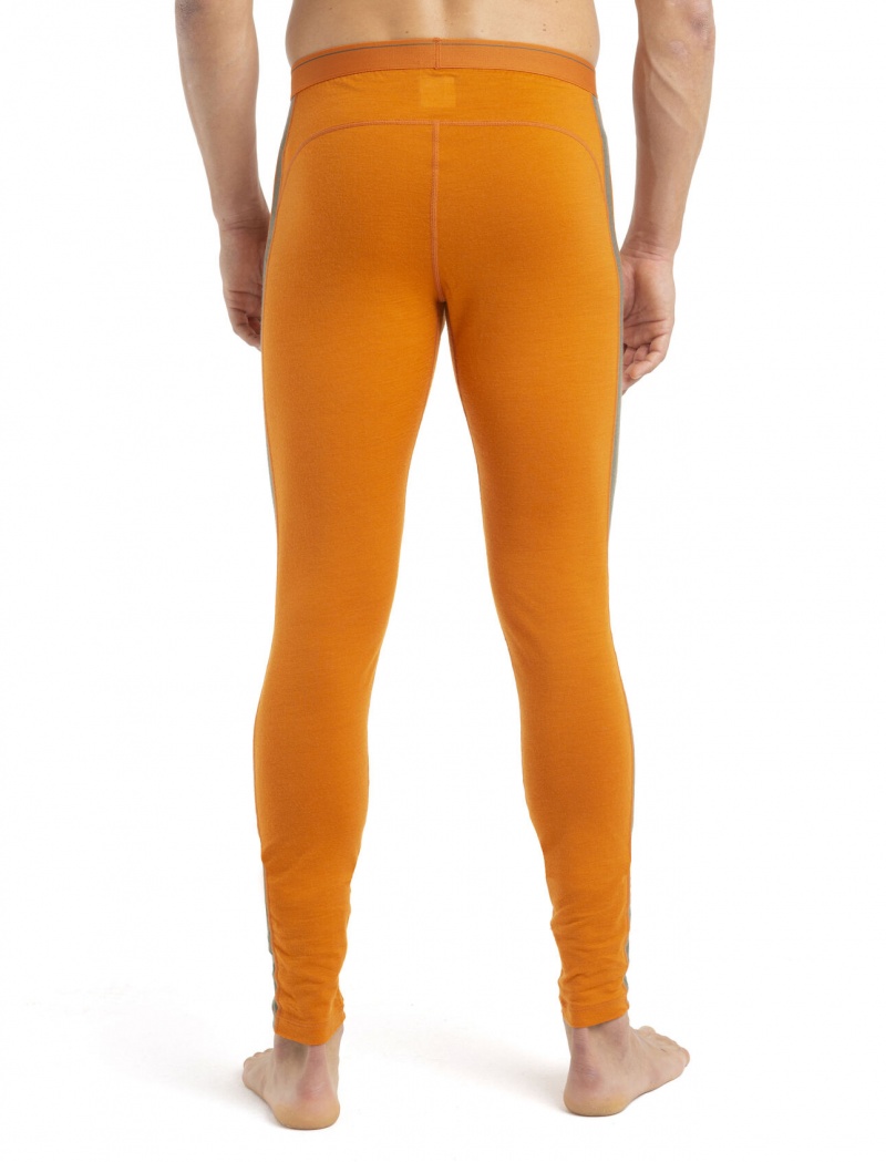 Icebreaker Merino 200 Sonebula Thermal Leggings Byxor Herr Olivgröna | PZRHGT784