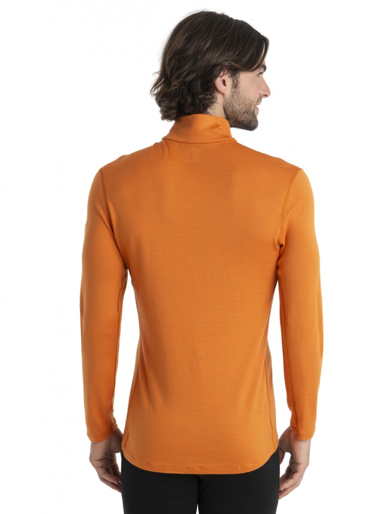 Icebreaker Merino 260 Tech Long Sleeve Half Zip Thermal Top Blast Herr Earth | DNSAMI874