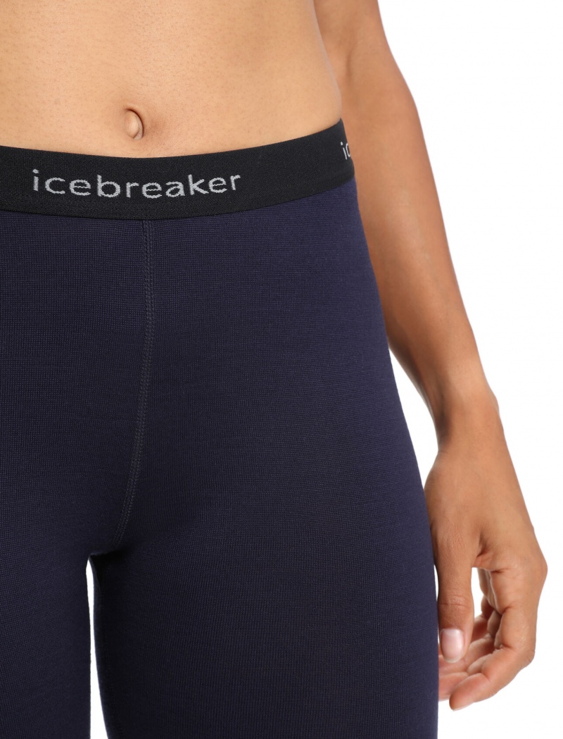 Icebreaker Merino 260 Tech Thermal Leggings Leggings Dam Marinblå | AHCGXB567