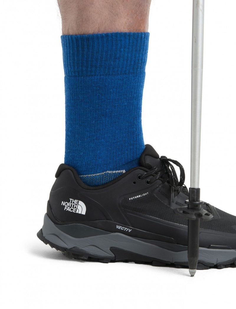 Icebreaker Merino Hike+ Heavy Crew Socks Strumpor Herr Vita | PDHRJX234