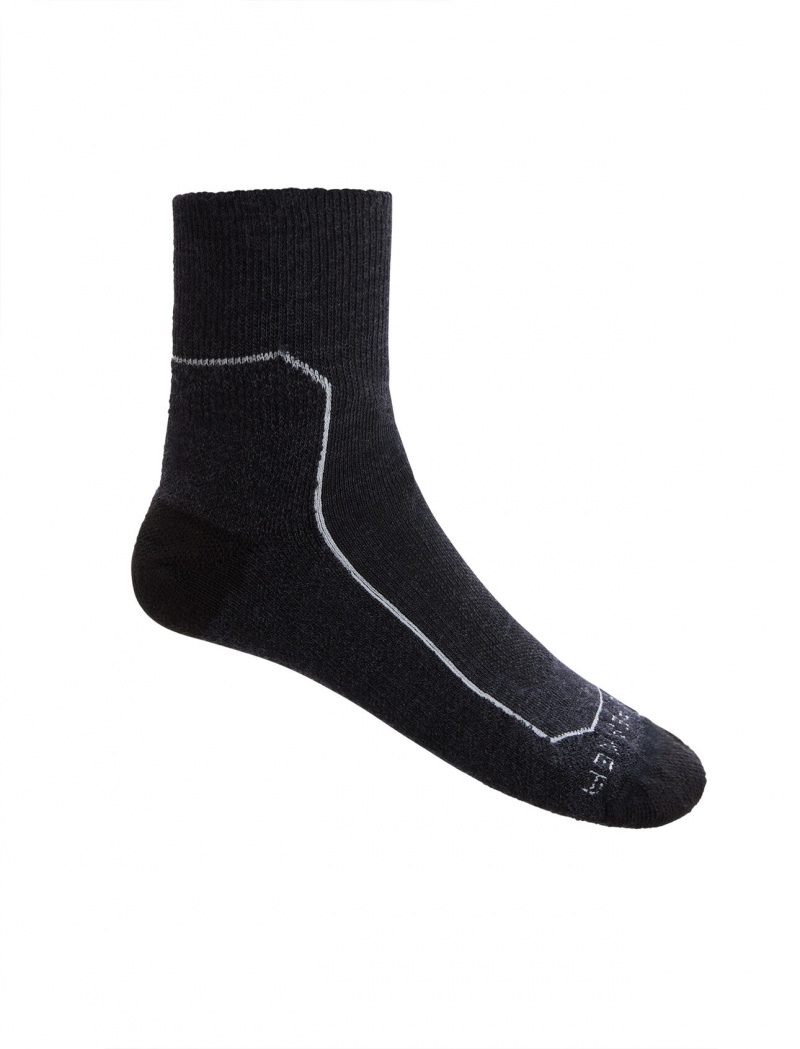 Icebreaker Merino Hike+ Light Mini Socks Strumpor Herr Jet Heather | FQWEUM028