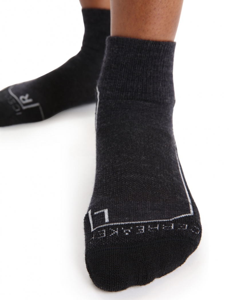 Icebreaker Merino Hike+ Light Mini Socks Strumpor Dam Jet Heather | SAWTER643