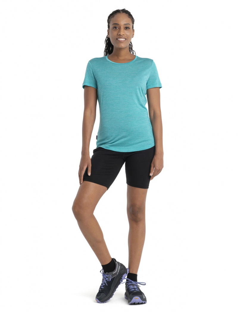 Icebreaker Merino Sphere II Korta Sleeve T-Shirt T-Shirt Dam Gröna | YMXVCO453