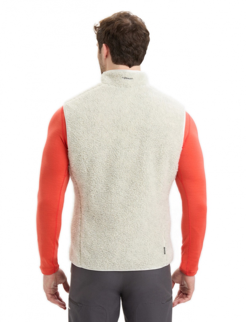 Icebreaker RealFleece™ Merino High Pile Vest Vests Herr Vita | CZPRJH839